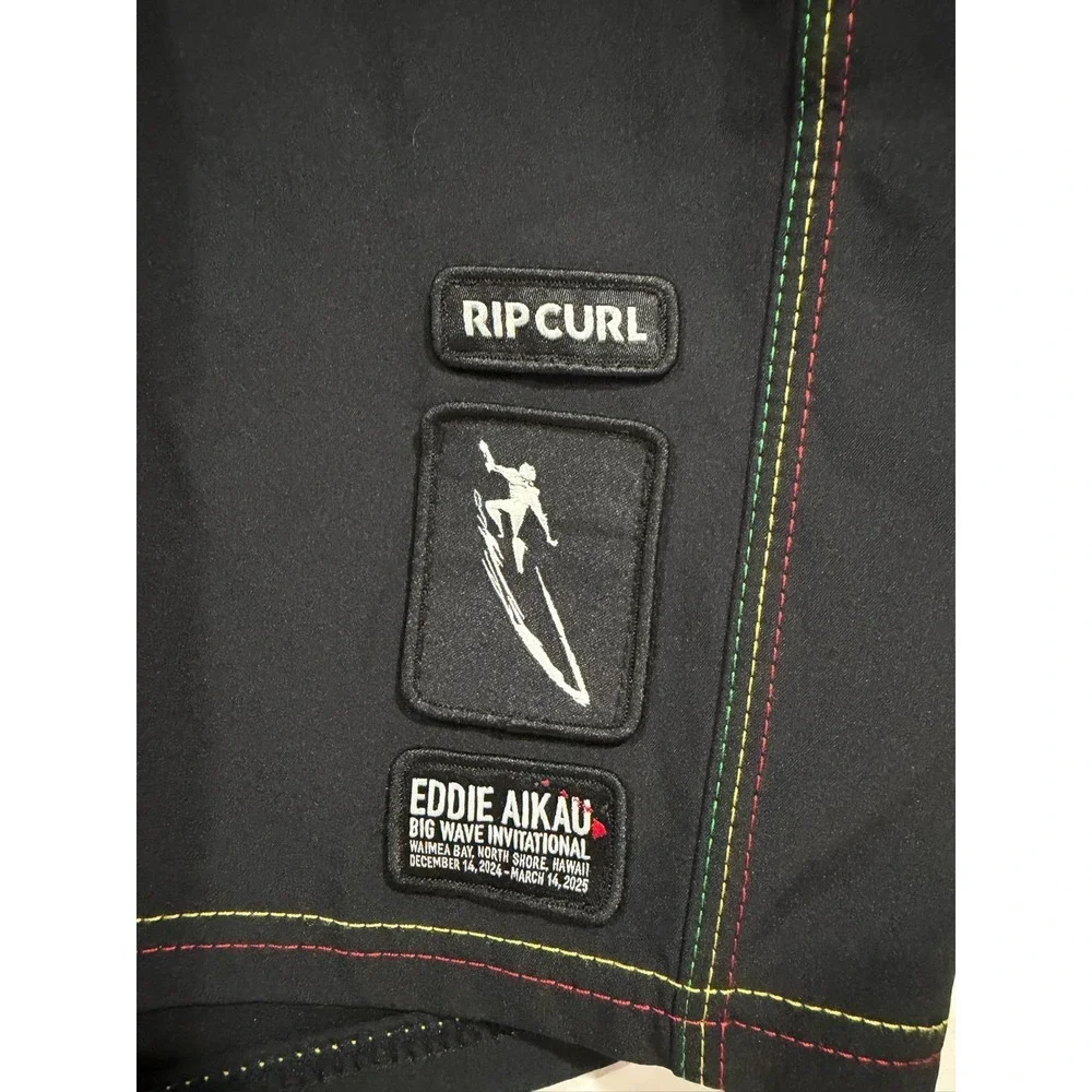Rip Curl Mirage Eddie Aikau Big Wave Invitational Board Shorts Black Mens Surf